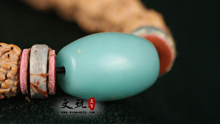 原创精品天然满肉金刚菩提子5五瓣108颗佛珠手链手串-8
