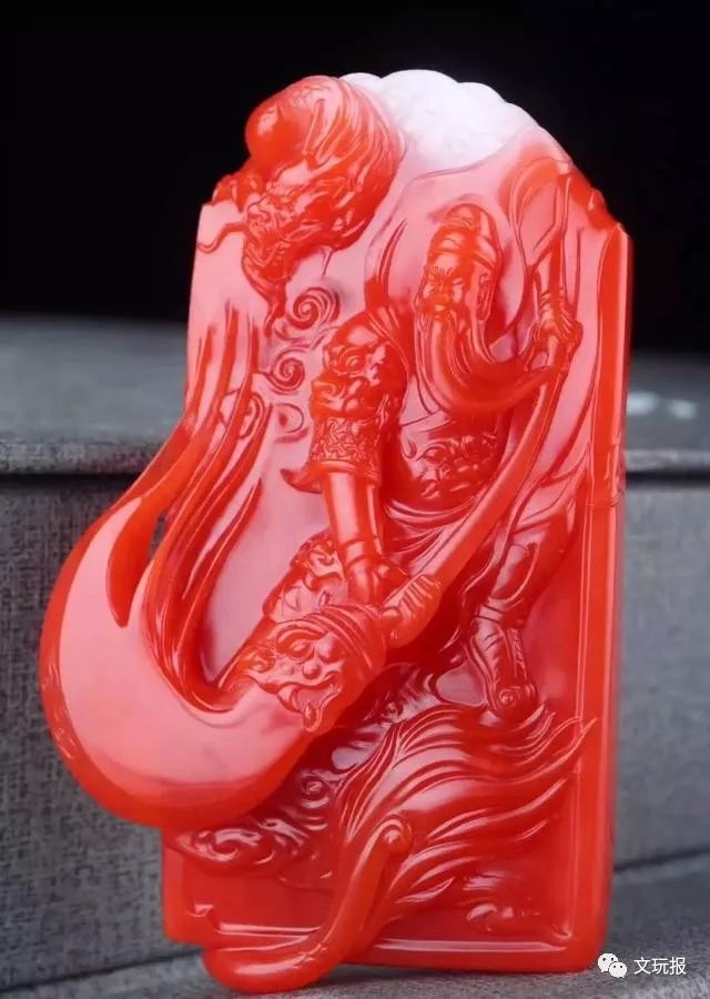 文玩界里的四大天王和田玉,绿松石,蜜蜡,南红 文玩天下 第1张