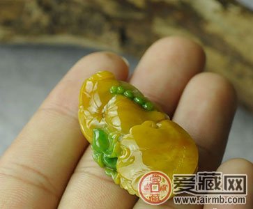 黄加绿翡翠 黄加绿翡翠