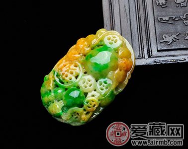 黄加绿翡翠 黄加绿翡翠